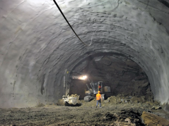 Budowa tunelu na S7, fot. GDDKiA