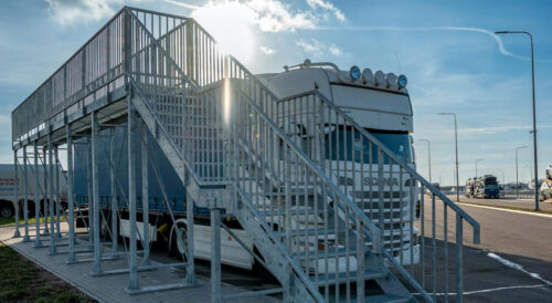 rampa do odśnieżania ciężarówek, S6, MOP,