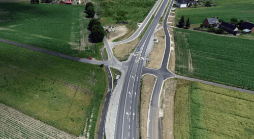 arstwa ścieralna na DK45 – ułożona nawierzchnia w Bierdzanach