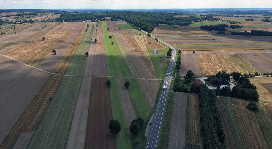 Droga ekspresowa S17 Izbica – Zamość Sitaniec, DK17 w okolicach Izbicy