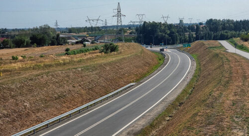 Obwodnica Lipska na DK79 – widok nowej trasy
