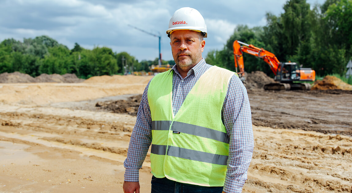 Norbert Wnuk, Kierownik Projektu, budowa mostu w Krasnymstawie, Balzola Polska