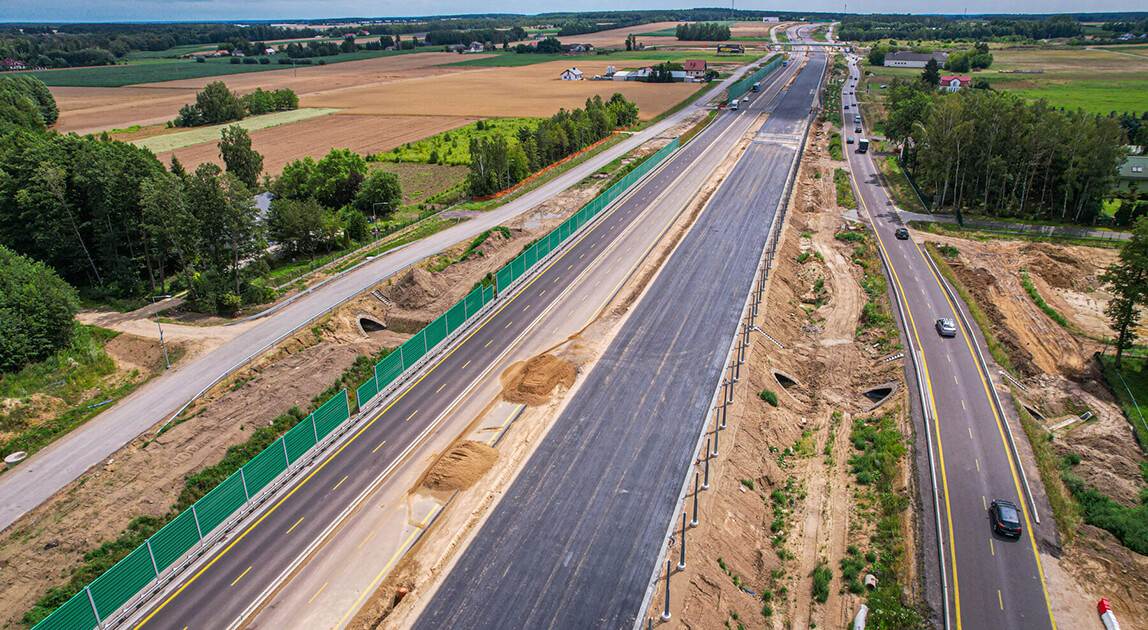 budowa drogi S7 Siedlin – Załuski 