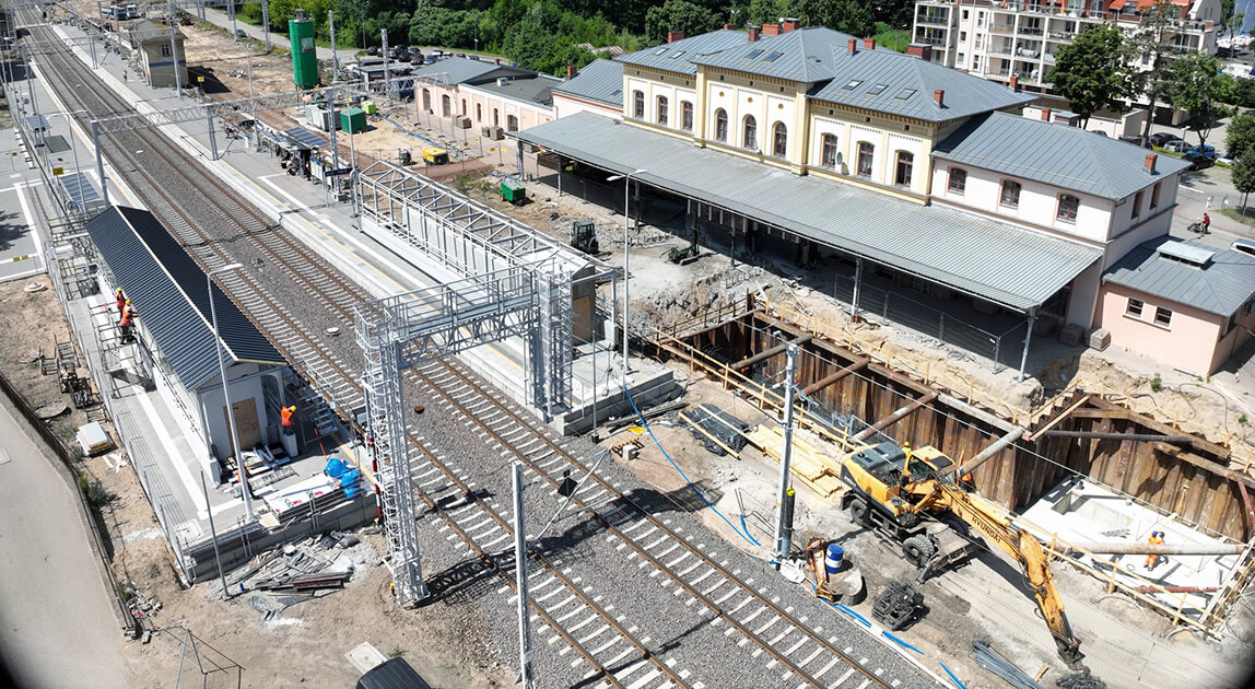 Modernizacja stacji kolejowej Ostróda