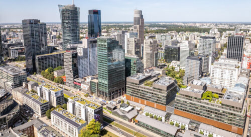 Nowoczesny kompleks biurowy Studio A i Studio B w Warszawie