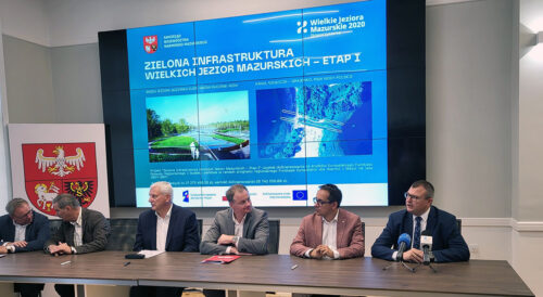 Zielona Infrastruktura Wielkich Jezior Mazurskich – podpisanie umowy o dofinansowanie