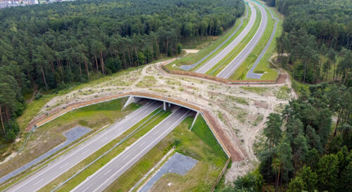 Przejście dla zwierząt nad drogą ekspresową S1