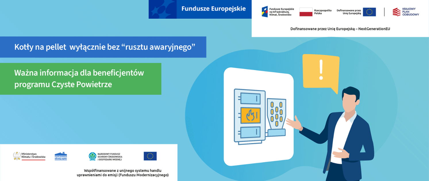 Kotły na pellet bez rusztu awaryjnego – zasady programu Czyste Powietrze