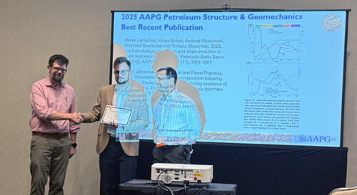 Zespół PIG-PIB odbiera nagrodę AAPG Best Recent Publication Award 2025