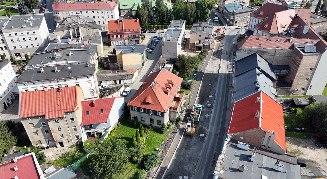 Rozbudowa DK40 w Głuchołazach – prace drogowe