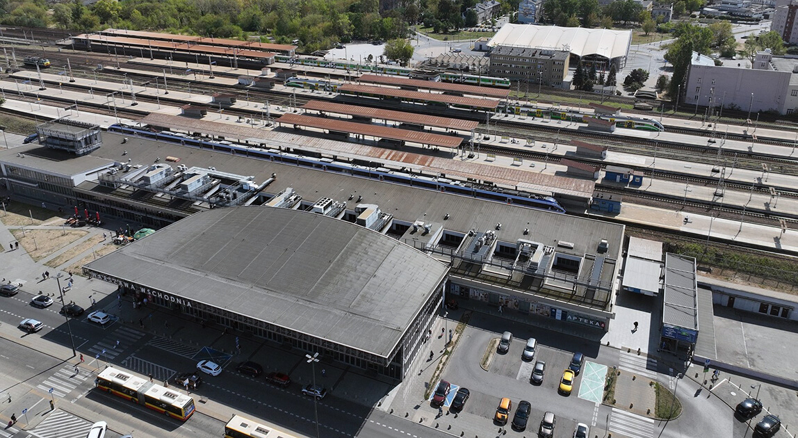 Modernizacja Warszawy Wschodniej - obecna stacja Warszawa Wschodnia