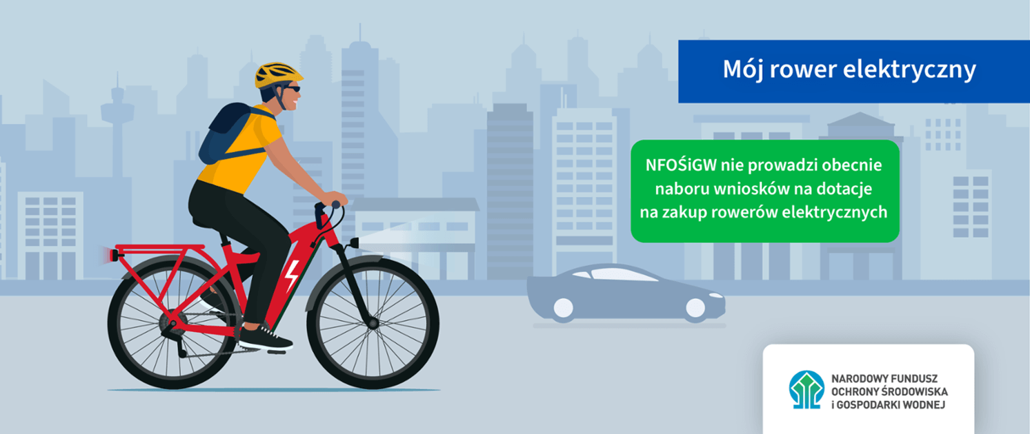 Mój rower elektryczny – status programu NFOŚiGW