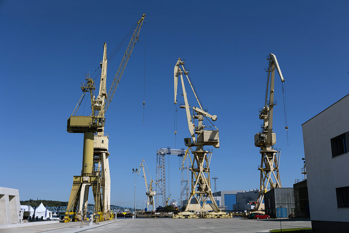 Modernizacja infrastruktury Stoczni Gryfia – Korporacja Budowlana DORACO