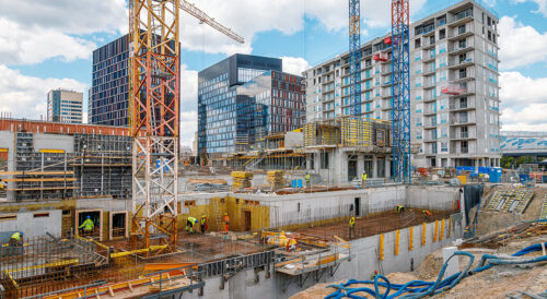 Flow Nowe Centrum Łodzi – prace budowlane