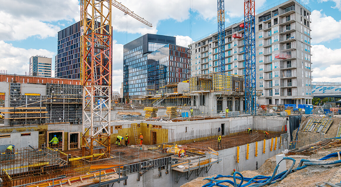 Flow Nowe Centrum Łodzi – prace budowlane