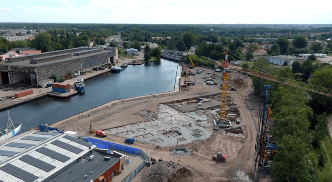 Budowa bazy PGE Baltica w Ustce – baza O&M