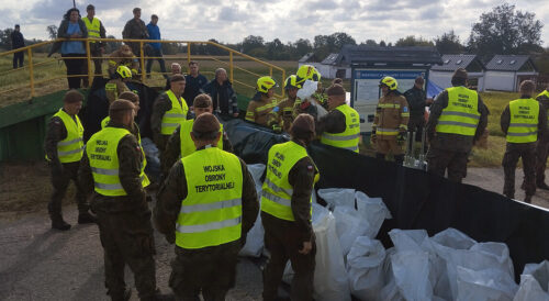 Ćwiczenia przeciwpowodziowe Dolna Wisła - Wysoka Fala 25