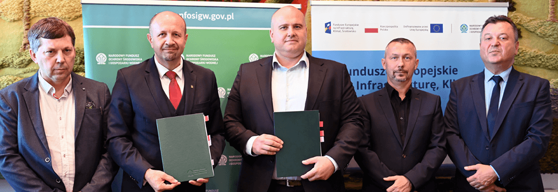 Podpisanie umowy NFOŚiGW – odporność Ostrowca Świętokrzyskiego na zmiany klimatu