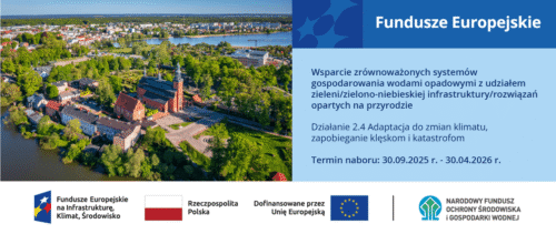 Fundusze europejskie na zielono-niebieską infrastrukturę – gospodarowanie wodami opadowymi