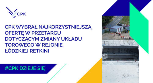 Zmiana układu torowego w rejonie Retkini – CPK wybrało wykonawcę opracowania projektu zmiany układu torowego