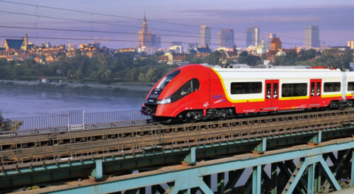 Modernizacja pociągów Szybkiej Kolei Miejskiej w Warszawie – finansowanie z KPO - pociąg Elf