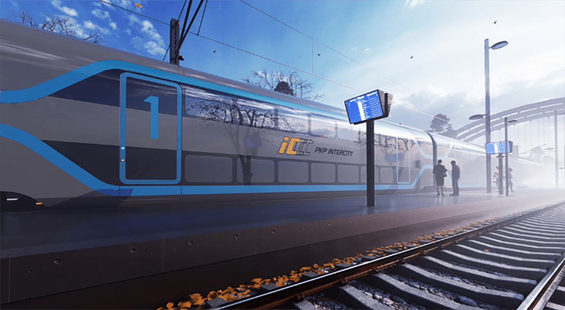 Pociągi piętrowe PKP Intercity – wizualizacja nowego składu