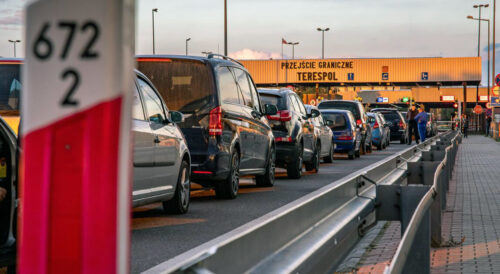Zamknięcie przejść granicznych z Białorusią – DK2 Terespol