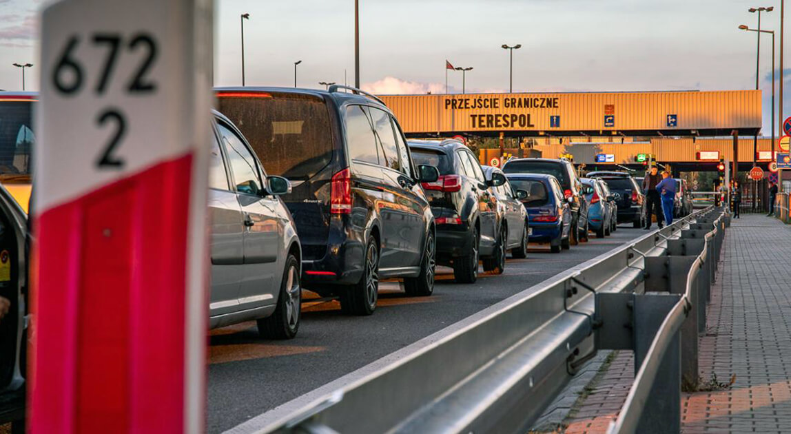 Zamknięcie przejść granicznych z Białorusią – DK2 Terespol