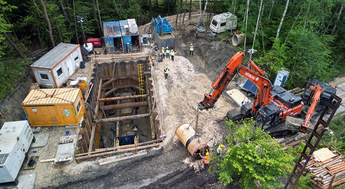 Przewiert bezwykopowy w Katowicach – technologia GRP sieć ciepłownicza