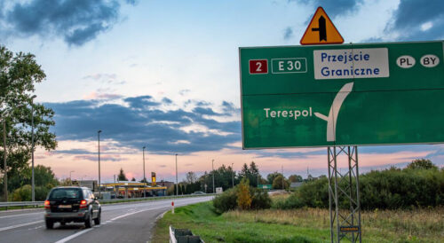 Przywrócenie ruchu granicznego z Białorusią – droga do przejścia granicznego w Terespolu