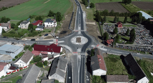 Rozbudowa DK45 Jełowa – Bierdzany – nowe rondo