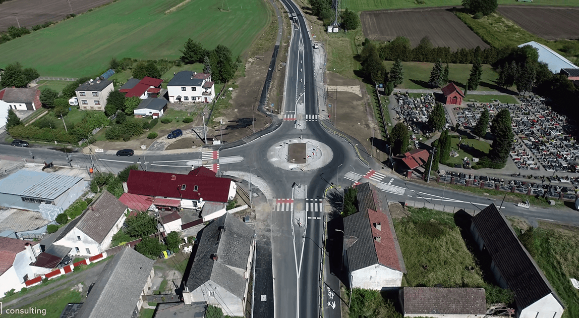 Rozbudowa DK45 Jełowa – Bierdzany – nowe rondo