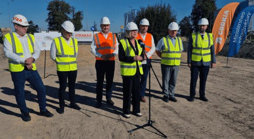 Budowa obwodnicy Zatora – prace przygotowawcze na placu budowy