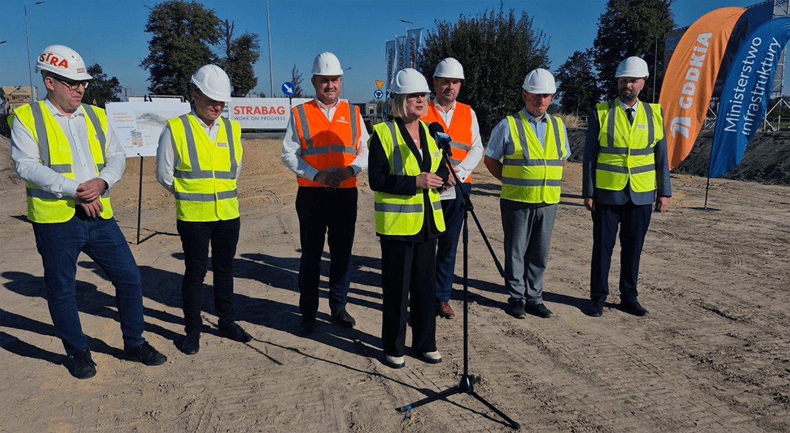 Budowa obwodnicy Zatora – prace przygotowawcze na placu budowy