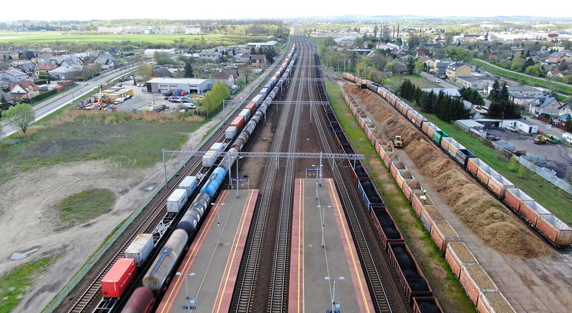 Stacja Pruszcz Gdański – powstanie nowy tor kolejowy do portu w Gdańsku
