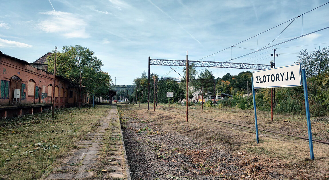 Stacja Złotoryja - rewitalizacja linii Legnica - Złotoryja