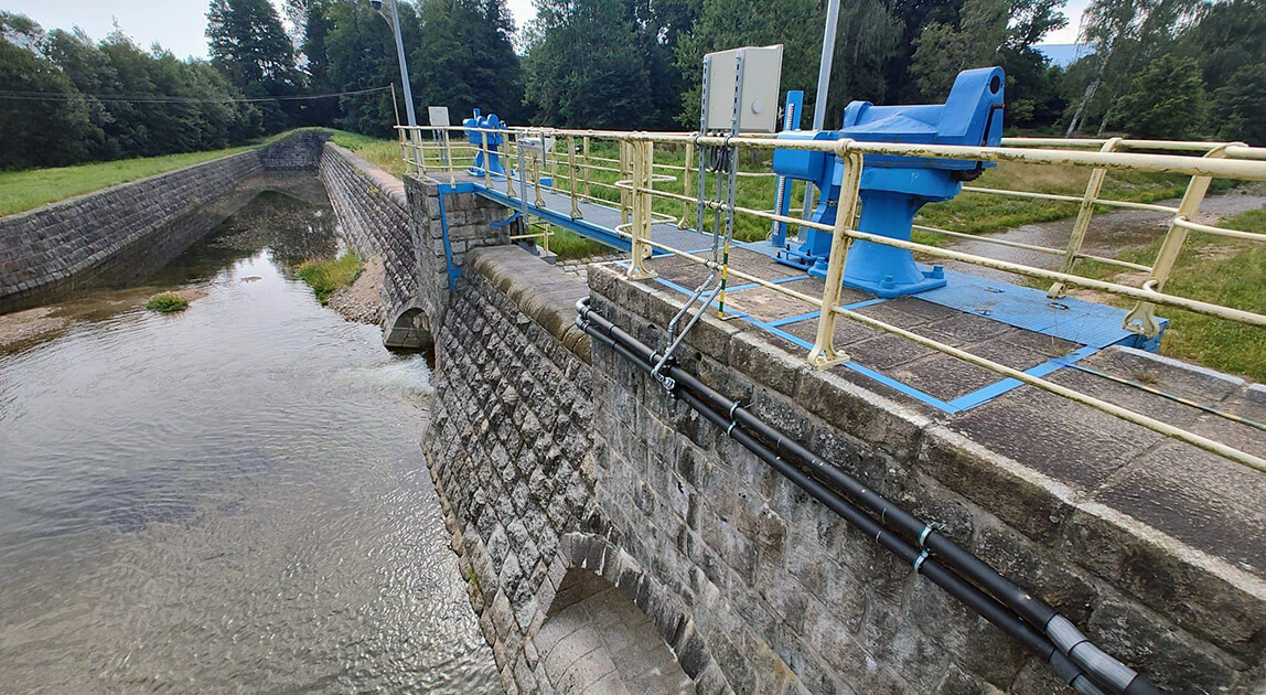 Ochrona przeciwpowodziowa Kotliny Jeleniogórskiej – prace na zbiorniku Mysłakowice