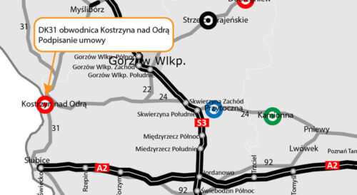 obwodnicy Kostrzyna nad Odrą – podpisanie umowy