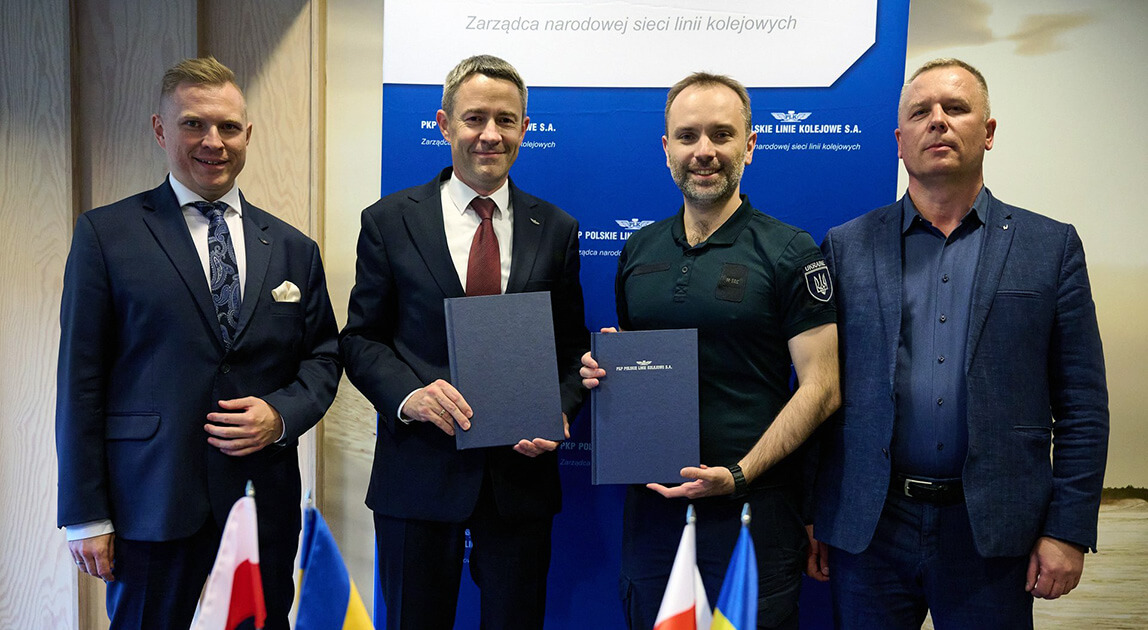 PLK i Ukrzaliznytsia podpisały umowę ramową dla współpracy kolejowej