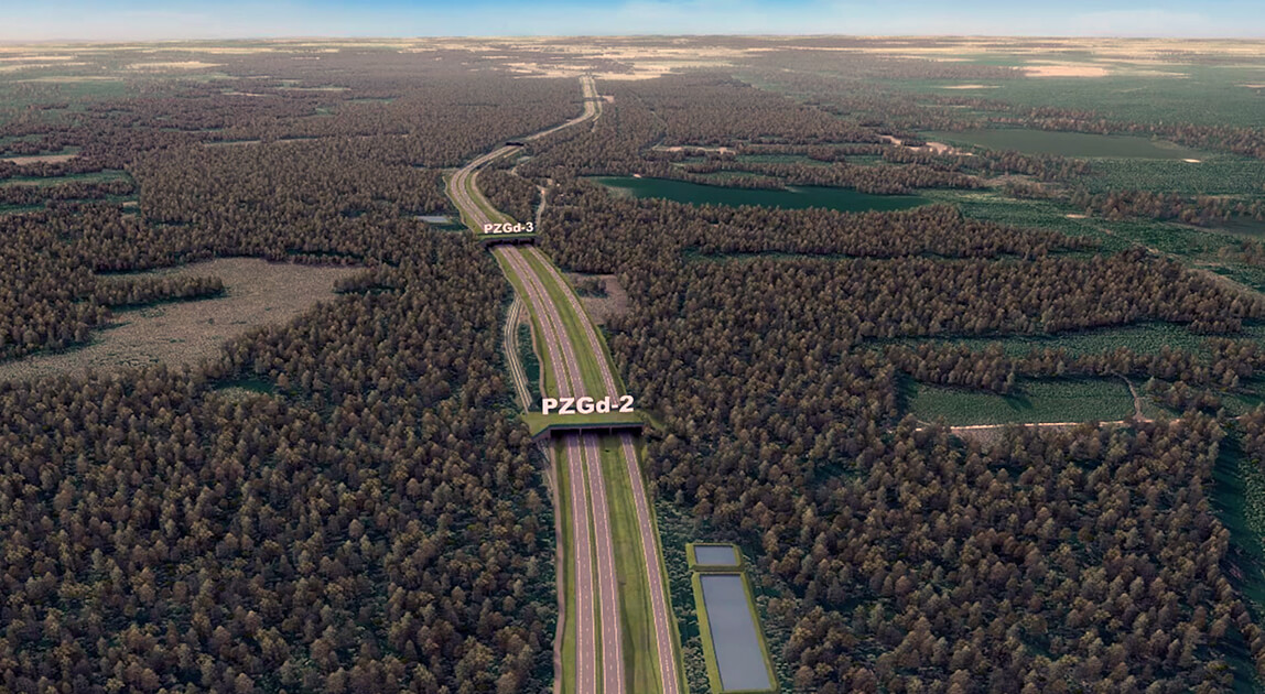 Wizualizacja drogi ekspresowej S10