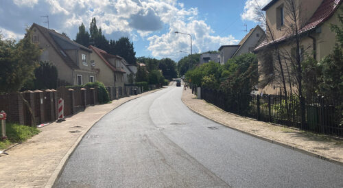 Modernizacja sieci wodociągowej w Szczecinie – nowy wodociąg i jezdnia na ulicy Żeliwnej