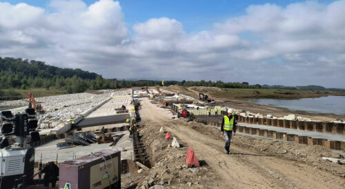 Zabezpieczenia zbiornika Topola – odbudowa infrastruktury hydrotechnicznej