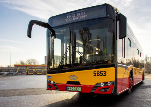 Umowy na dostawy 80 autobusów elektrycznych dla Warszawy – autobus Solarius Urbino