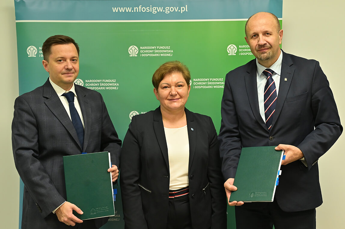 Podpisanie umów NFOŚiGW i Wód Polskich – zapobieganie klęskom i katastrofom