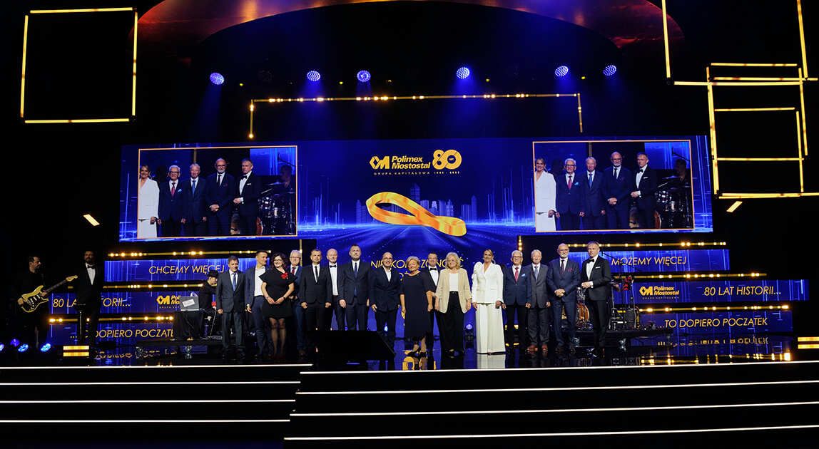 Gala 80-lecia Polimex Mostostal – wręczenie odznak „Za Zasługi dla Energetyki”