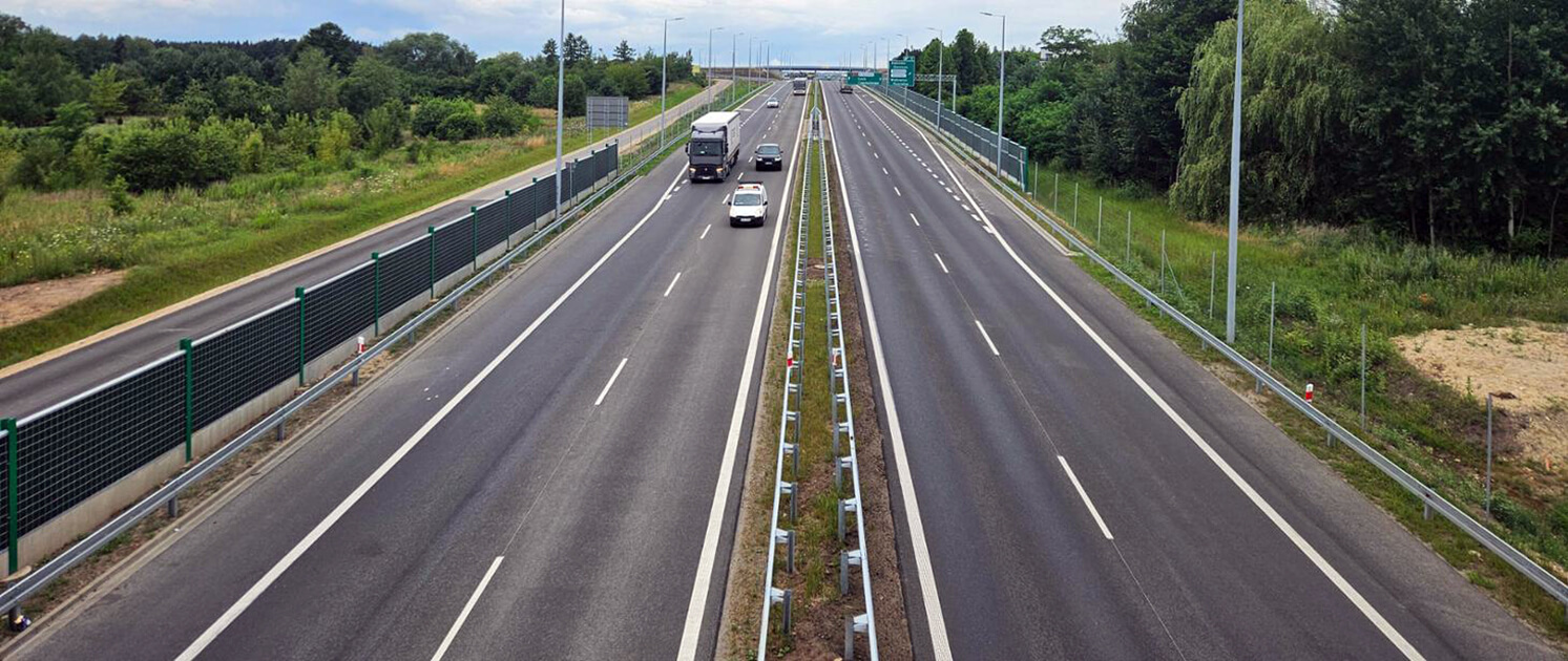 Nowa nawierzchnia na S1 Podwarpie – Lotnisko – widok po remoncie