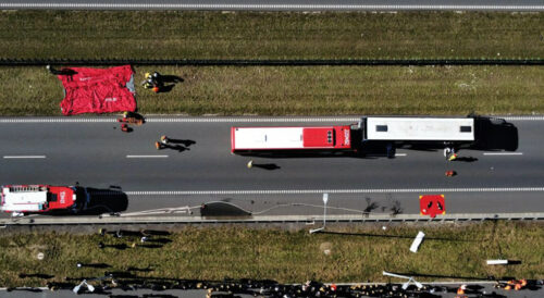 Ćwiczenia ratunkowe na S5 – symulacja wypadku masowego w Grucznie