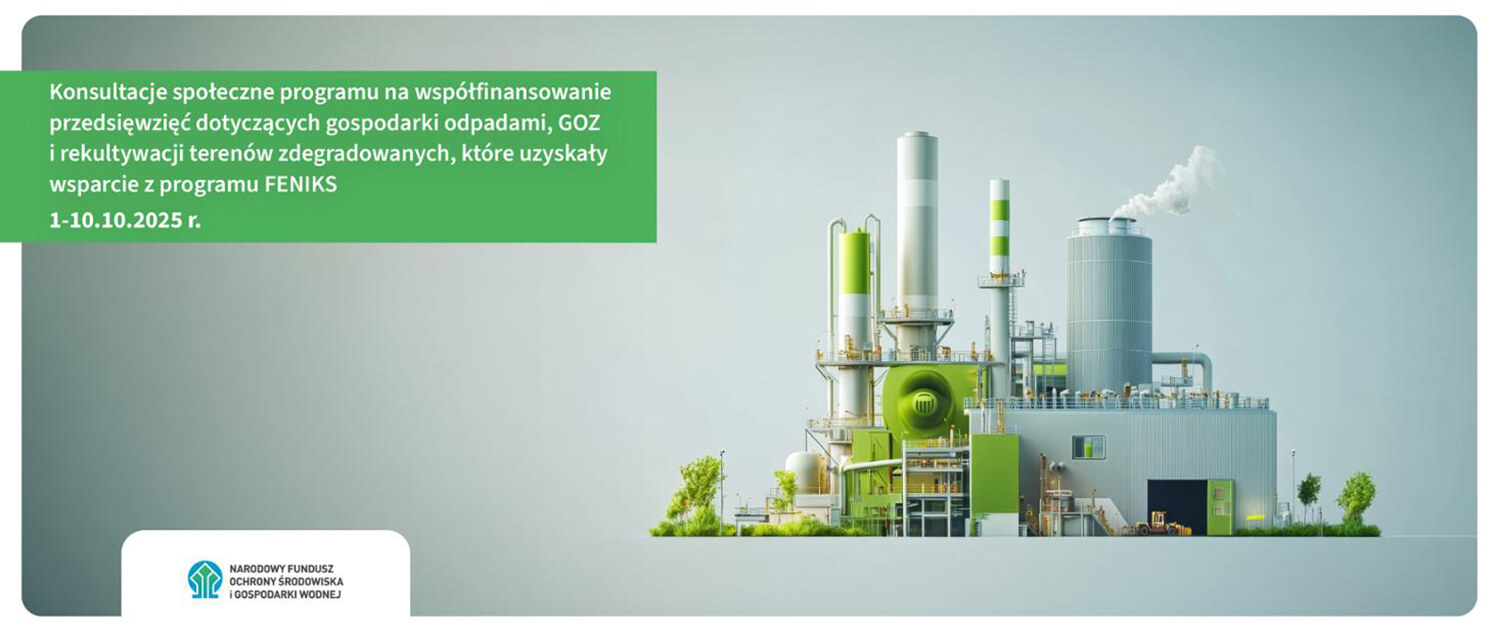 Konsultacje społeczne programu współfinansowania gospodarki odpadami