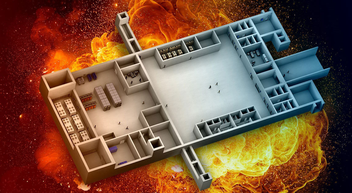 Wizualizacja schronu cywilnego – technologia Temet