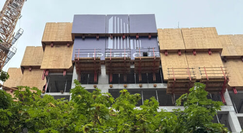 Budowa kompleksu Upper One w Warszawie